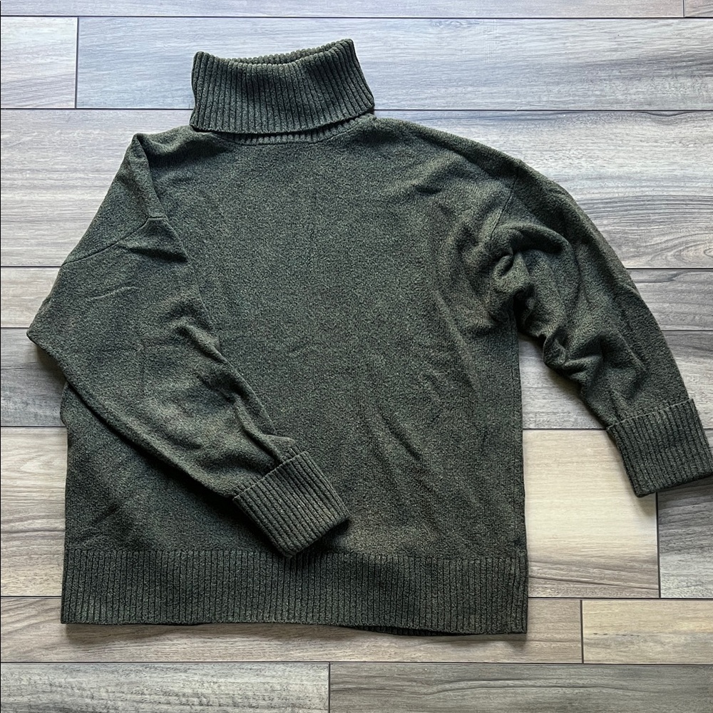Old Navy Olive Turtleneck Sweater
